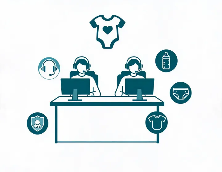 Philips Avent support map illustration