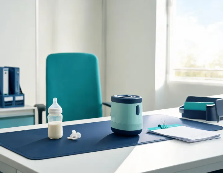 Support desk with Philips Avent feeding products