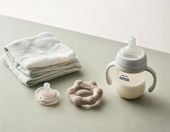 Pacifier and cup transition set
